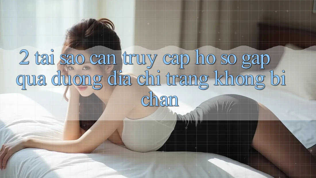 2. Tại Sao Cần Truy cập hồ sơ Gấp Qua Đường Địa chỉ trang Không Bị Chặn? 2. Tại Sao Cần Truy cập hồ sơ Gấp Qua Đường Địa chỉ trang Không Bị Chặn?