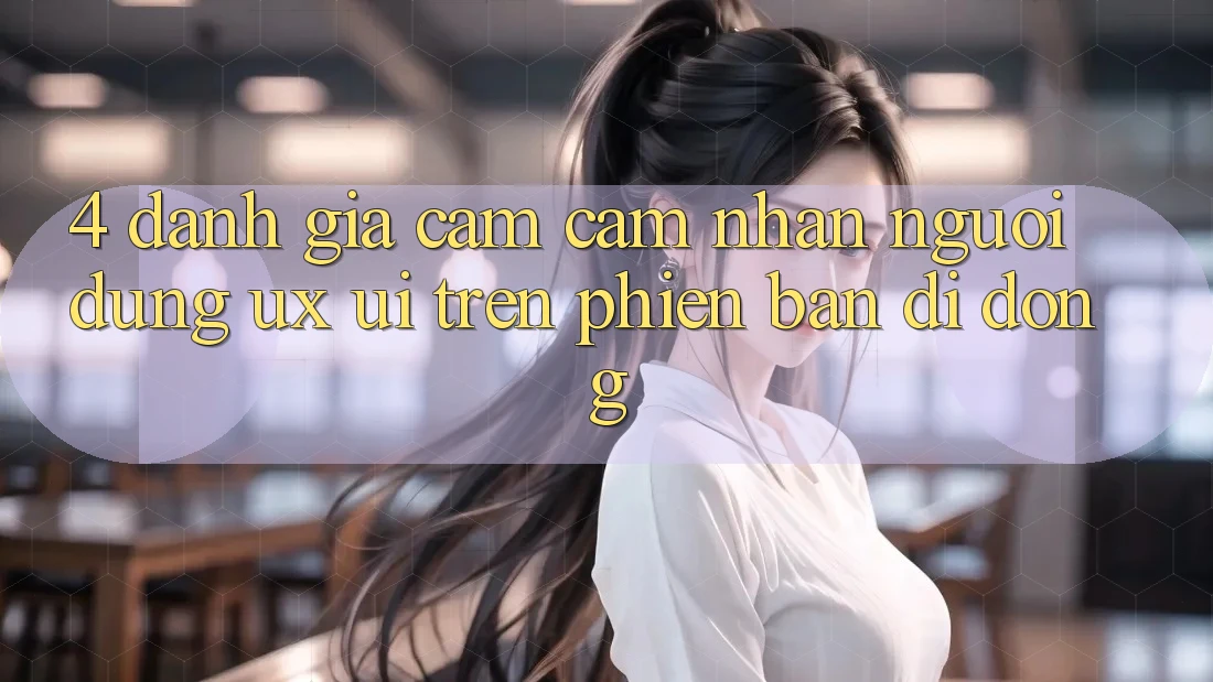 4. Đánh Giá Cảm cảm nhận Người Dùng (UX/UI) Trên Phiên Bản Di Động 4. Đánh Giá Cảm cảm nhận Người Dùng (UX/UI) Trên Phiên Bản Di Động
