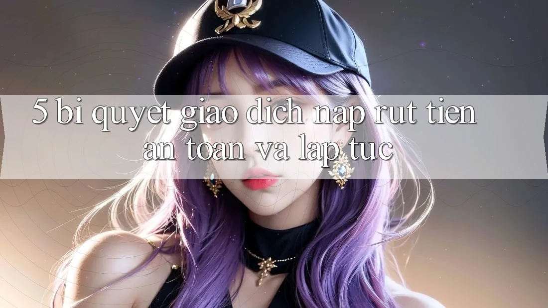 5. Bí Quyết Giao Dịch Nạp - Rút Tiền An Toàn Và Lập tức