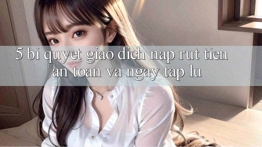 5. Bí Quyết Giao Dịch Nạp - Rút Tiền An Toàn Và Ngay tắp lự