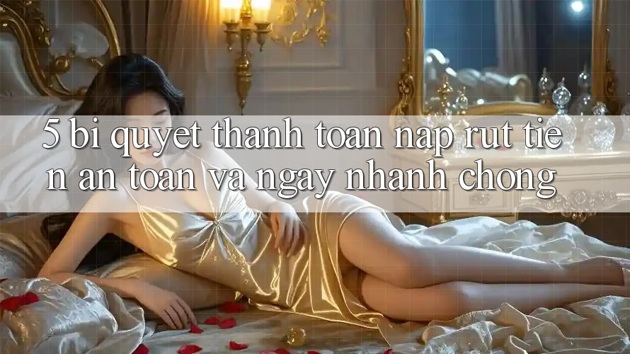 5. Bí Quyết Thanh toán Nạp - Rút Tiền An Toàn Và Ngay nhanh chóng