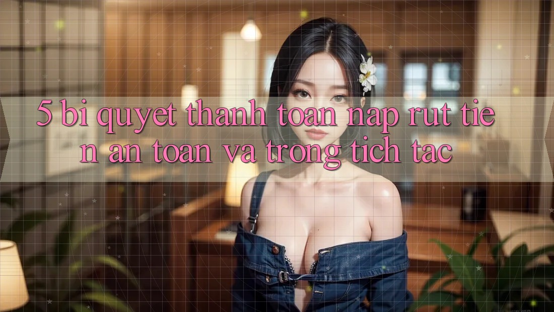 5. Bí Quyết Thanh toán Nạp - Rút Tiền An Toàn Và Trong tích tắc 5. Bí Quyết Thanh toán Nạp - Rút Tiền An Toàn Và Trong tích tắc