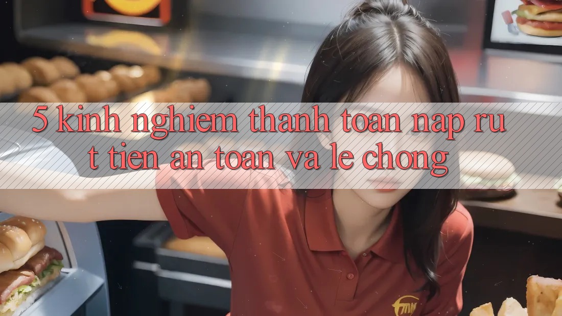 5. Kinh nghiệm Thanh toán Nạp - Rút Tiền An Toàn Và Lẹ Chóng