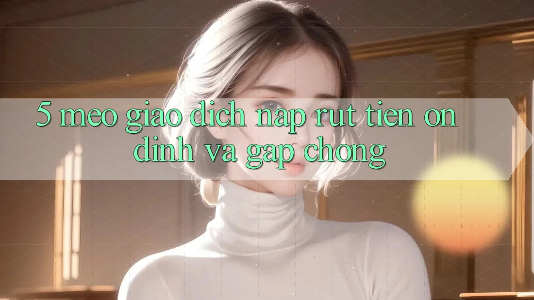 5. Mẹo Giao Dịch Nạp - Rút Tiền Ổn định Và Gấp Chóng
