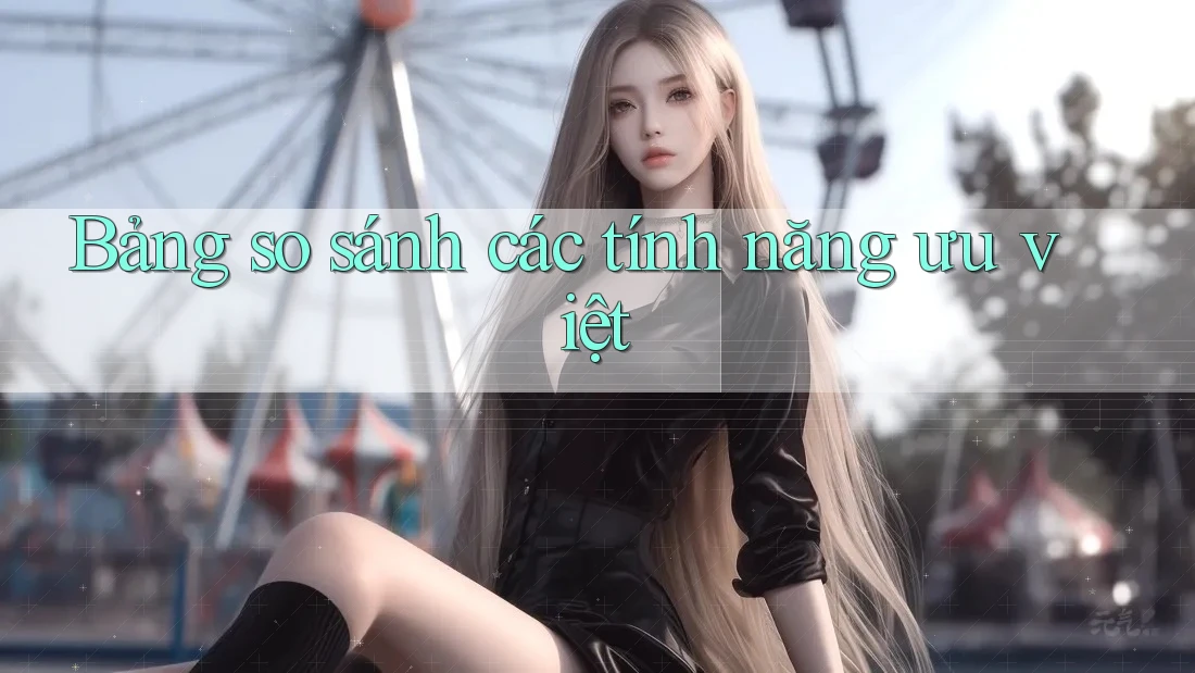 Bảng so sánh các tính năng ưu việt Bảng so sánh các tính năng ưu việt