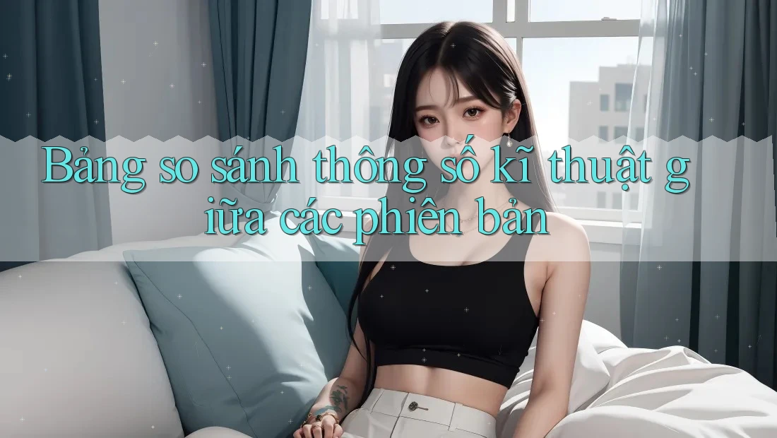 Bảng so sánh thông số kĩ thuật giữa các phiên bản