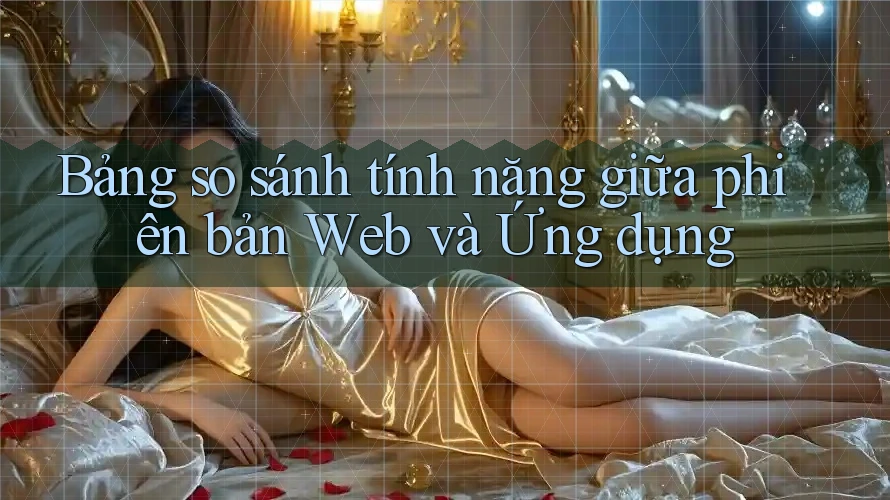 Bảng so sánh tính năng giữa phiên bản Web và Ứng dụng
