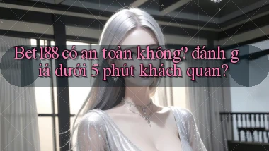 Bet188 có an toàn không đánh giá dưới 5 phút khách quan