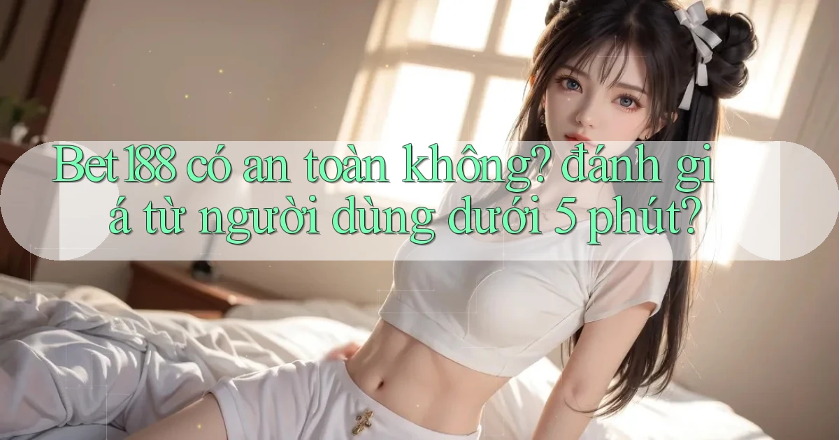 Bet188 có an toàn không đánh giá từ người dùng dưới 5 phút