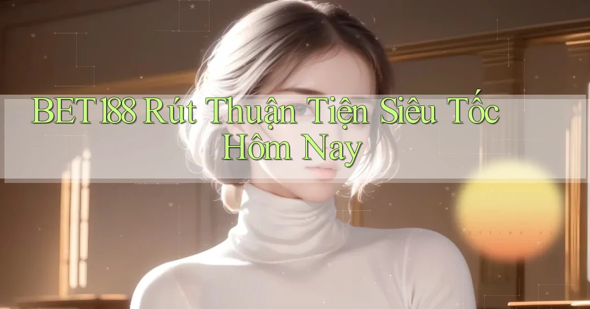 bet188 rút thuận tiện siêu tốc hôm nay