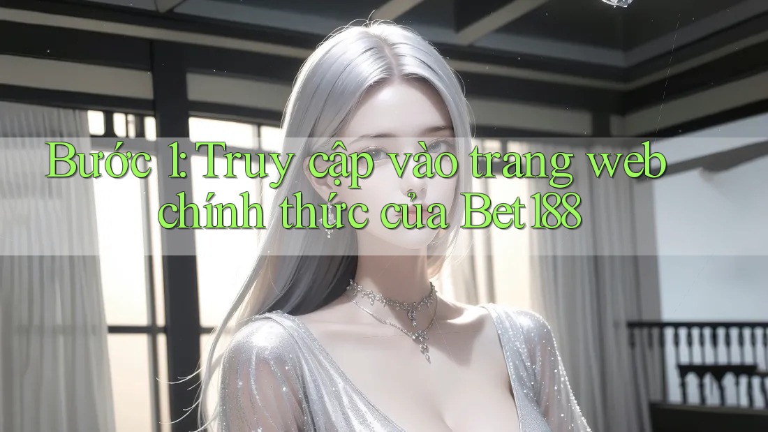 Bước 1: Truy cập vào trang web chính thức của Bet188 Bước 1: Truy cập vào trang web chính thức của Bet188
