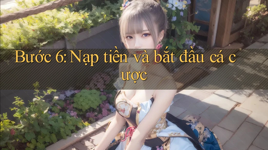 Bước 6: Nạp tiền và bắt đầu cá cược Bước 6: Nạp tiền và bắt đầu cá cược