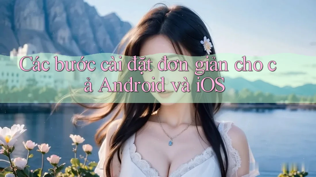 Các bước cài đặt đơn giản cho cả Android và iOS Các bước cài đặt đơn giản cho cả Android và iOS
