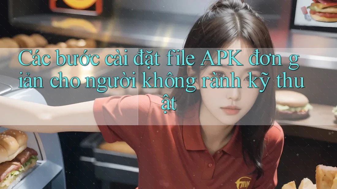 Các bước cài đặt file APK đơn giản cho người không rành kỹ thuật