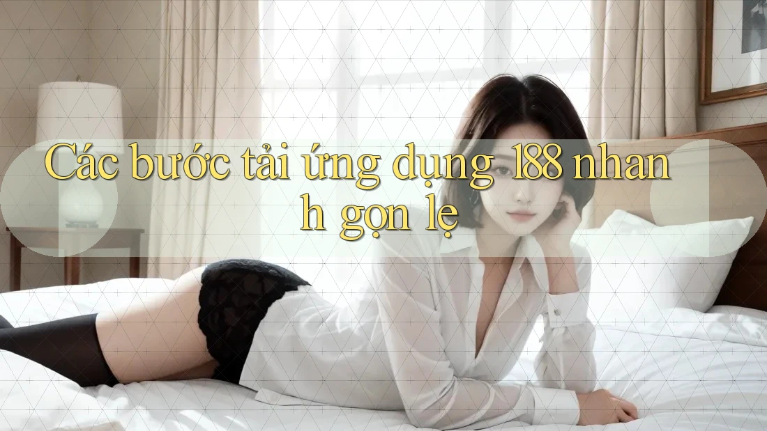 Các bước tải ứng dụng 188 nhanh gọn lẹ