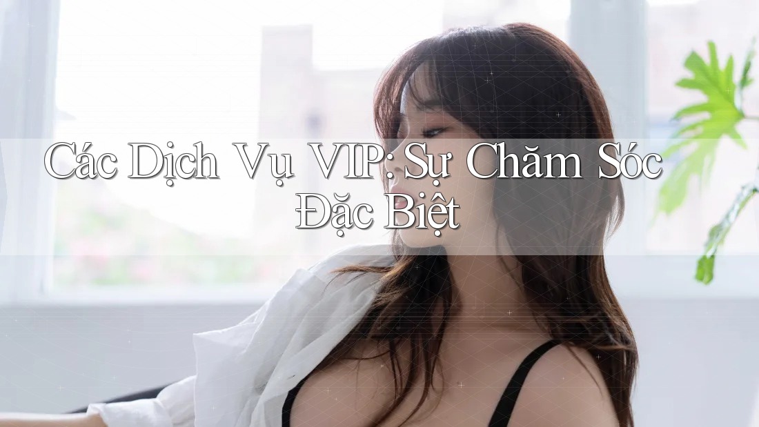 Các Dịch Vụ VIP: Sự Chăm Sóc Đặc Biệt