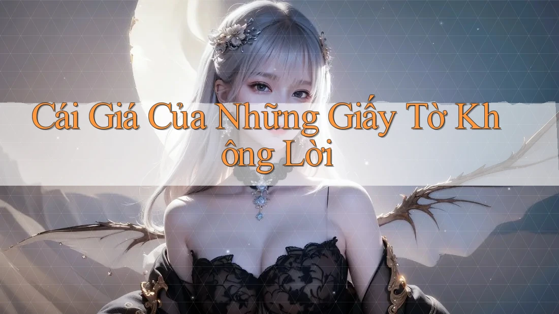 Cái Giá Của Những Giấy Tờ Không Lời Cái Giá Của Những Giấy Tờ Không Lời