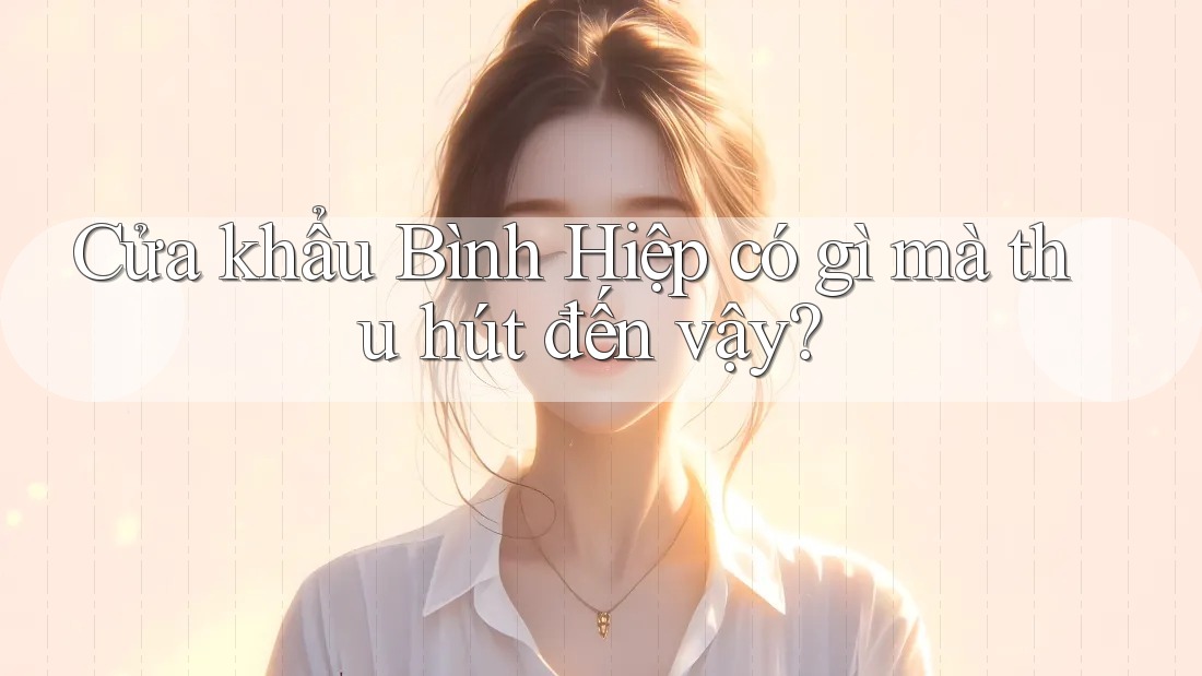 Cửa khẩu Bình Hiệp có gì mà thu hút đến vậy?