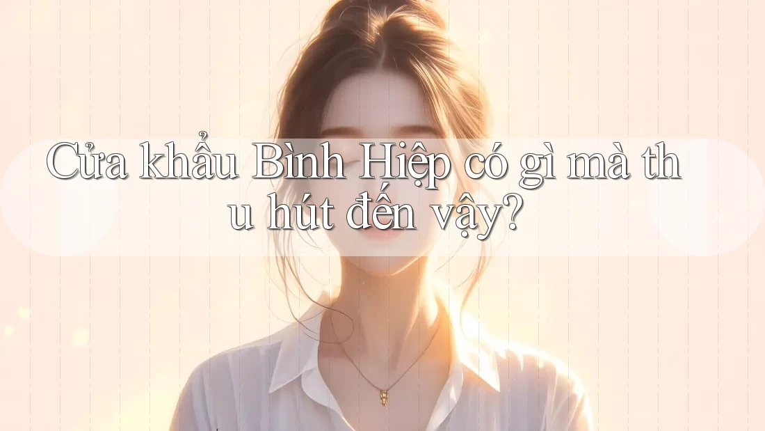 Cửa khẩu Bình Hiệp có gì mà thu hút đến vậy? Cửa khẩu Bình Hiệp có gì mà thu hút đến vậy?