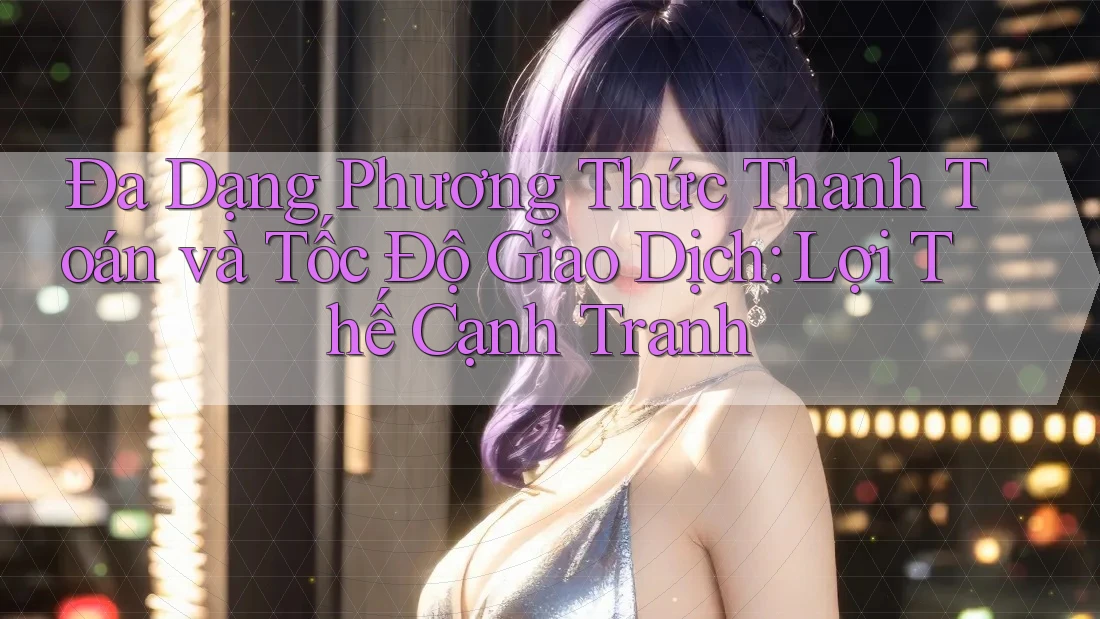 Đa Dạng Phương Thức Thanh Toán và Tốc Độ Giao Dịch: Lợi Thế Cạnh Tranh