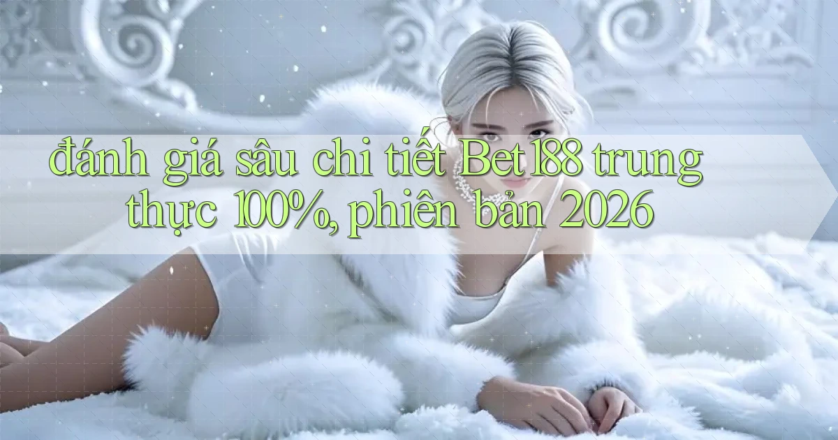 đánh giá sâu chi tiết Bet188 trung thực 100%, phiên bản 2026