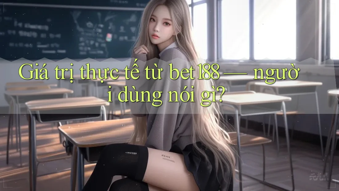 Giá trị thực tế từ bet188 — người dùng nói gì? Giá trị thực tế từ bet188 — người dùng nói gì?