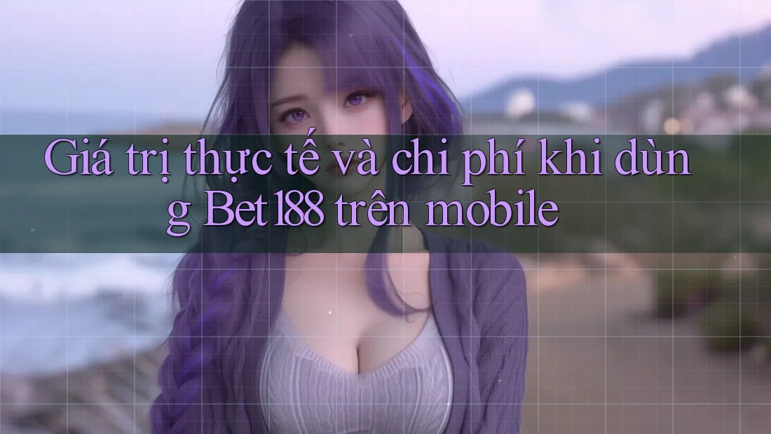 Giá trị thực tế và chi phí khi dùng Bet188 trên mobile
