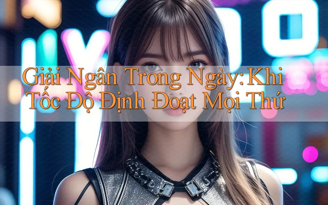 Giải Ngân Trong Ngày: Khi Tốc Độ Định Đoạt Mọi Thứ Giải Ngân Trong Ngày: Khi Tốc Độ Định Đoạt Mọi Thứ