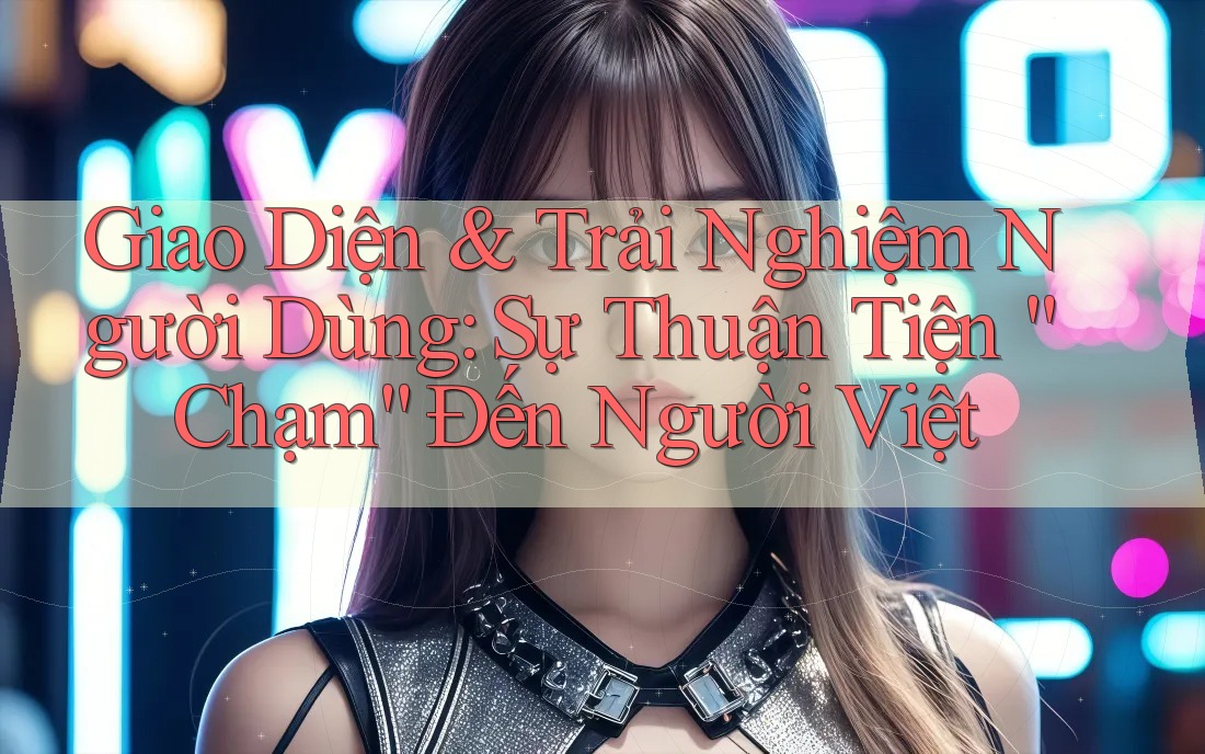 Giao Diện & Trải Nghiệm Người Dùng: Sự Thuận Tiện “Chạm” Đến Người Việt Giao Diện & Trải Nghiệm Người Dùng: Sự Thuận Tiện “Chạm” Đến Người Việt