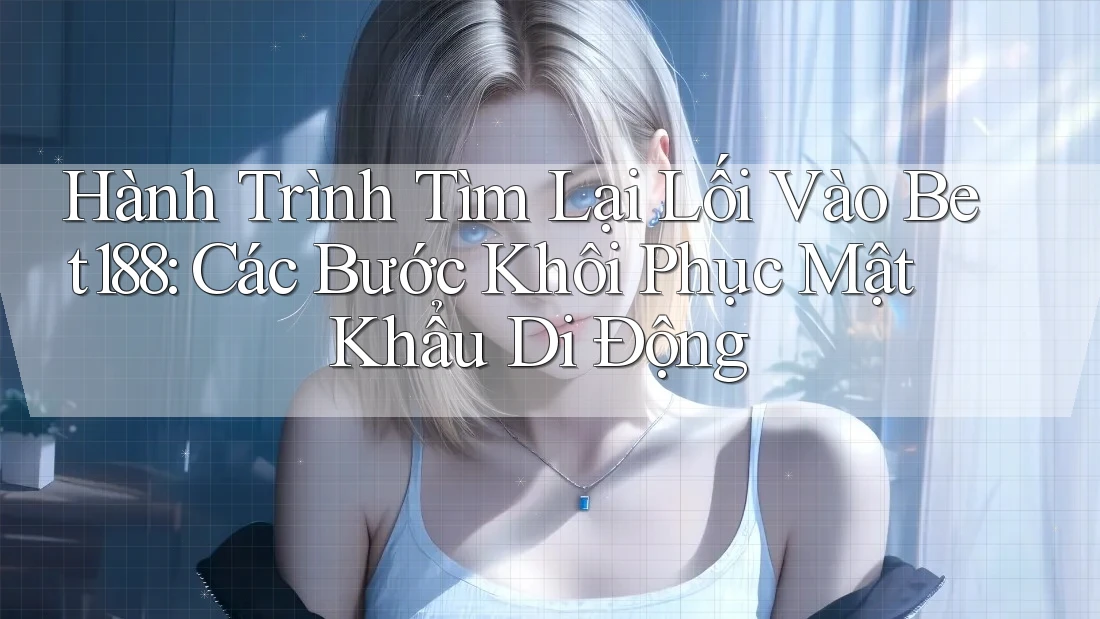 Hành Trình Tìm Lại Lối Vào Bet188: Các Bước Khôi Phục Mật Khẩu Di Động