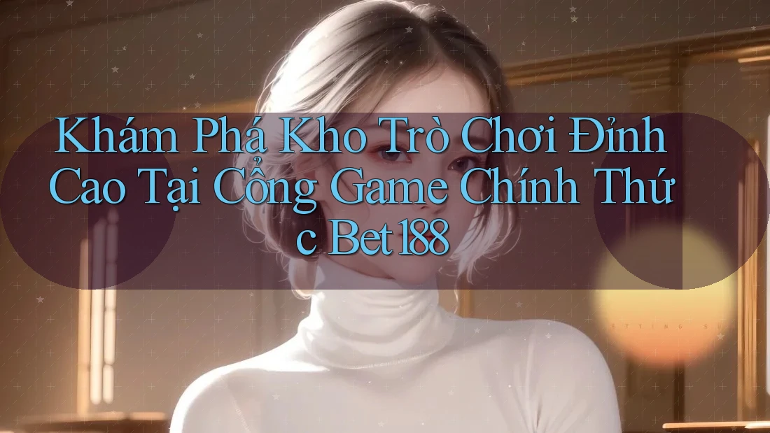 Khám Phá Kho Trò Chơi Đỉnh Cao Tại Cổng Game Chính Thức Bet188