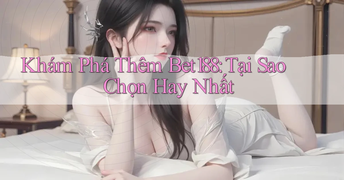 khám phá thêm bet188 tại sao chọn hay nhất