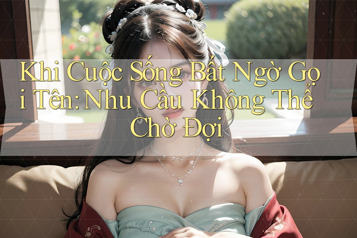 Khi Cuộc Sống Bất Ngờ Gọi Tên: Nhu Cầu Không Thể Chờ Đợi Khi Cuộc Sống Bất Ngờ Gọi Tên: Nhu Cầu Không Thể Chờ Đợi