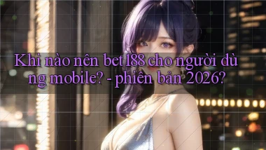 Khi nào nên bet188 cho người dùng mobile   phiên bản 2026