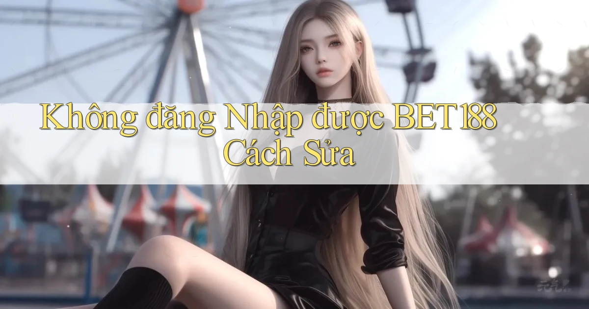 không đăng nhập được bet188 cách sửa