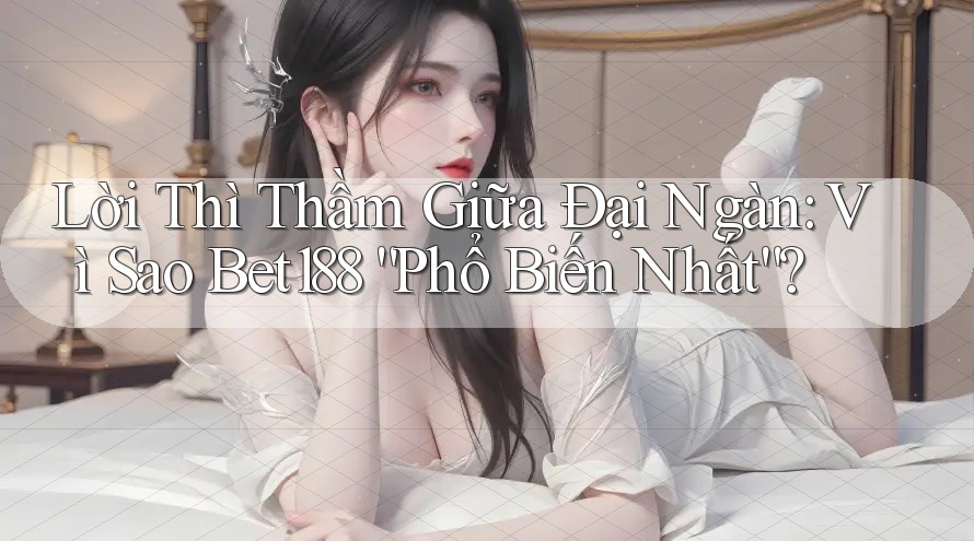 Lời Thì Thầm Giữa Đại Ngàn: Vì Sao Bet188 “Phổ Biến Nhất”?
