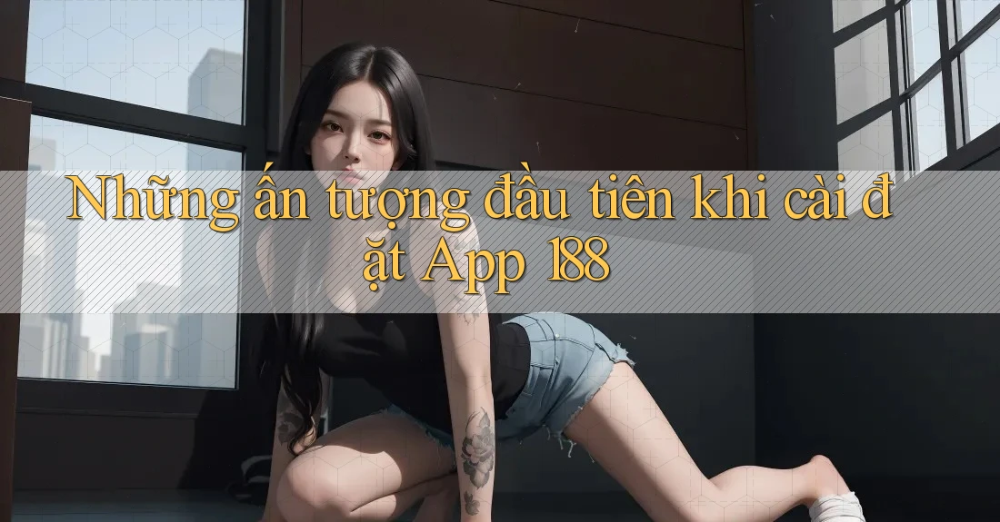 Những ấn tượng đầu tiên khi cài đặt App 188 Những ấn tượng đầu tiên khi cài đặt App 188