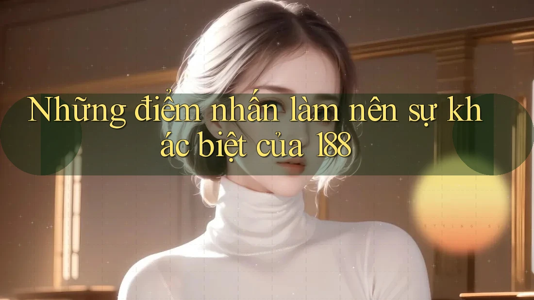 Những điểm nhấn làm nên sự khác biệt của 188