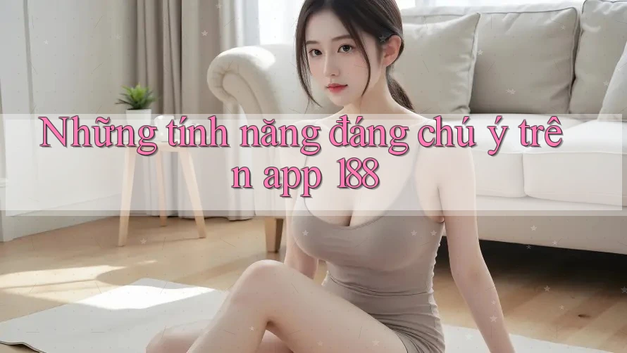 Những tính năng đáng chú ý trên app 188