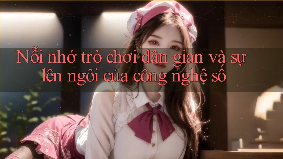Nỗi nhớ trò chơi dân gian và sự lên ngôi của công nghệ số Nỗi nhớ trò chơi dân gian và sự lên ngôi của công nghệ số
