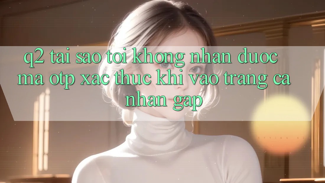 Q2: Tại sao tôi không nhận được mã OTP xác thực khi vào trang cá nhân gấp?