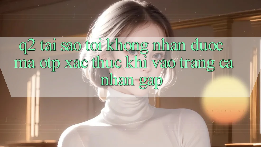 Q2: Tại sao tôi không nhận được mã OTP xác thực khi vào trang cá nhân gấp? Q2: Tại sao tôi không nhận được mã OTP xác thực khi vào trang cá nhân gấp?