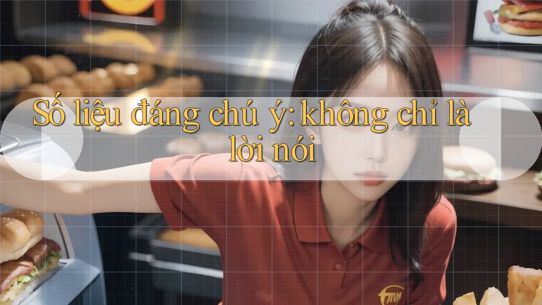 Số liệu đáng chú ý: không chỉ là lời nói Số liệu đáng chú ý: không chỉ là lời nói
