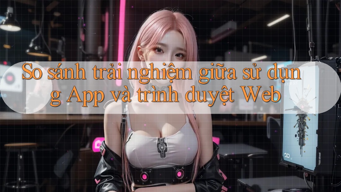 So sánh trải nghiệm giữa sử dụng App và trình duyệt Web So sánh trải nghiệm giữa sử dụng App và trình duyệt Web
