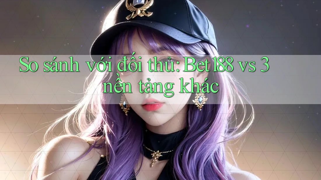 So sánh với đối thủ: Bet188 vs 3 nền tảng khác