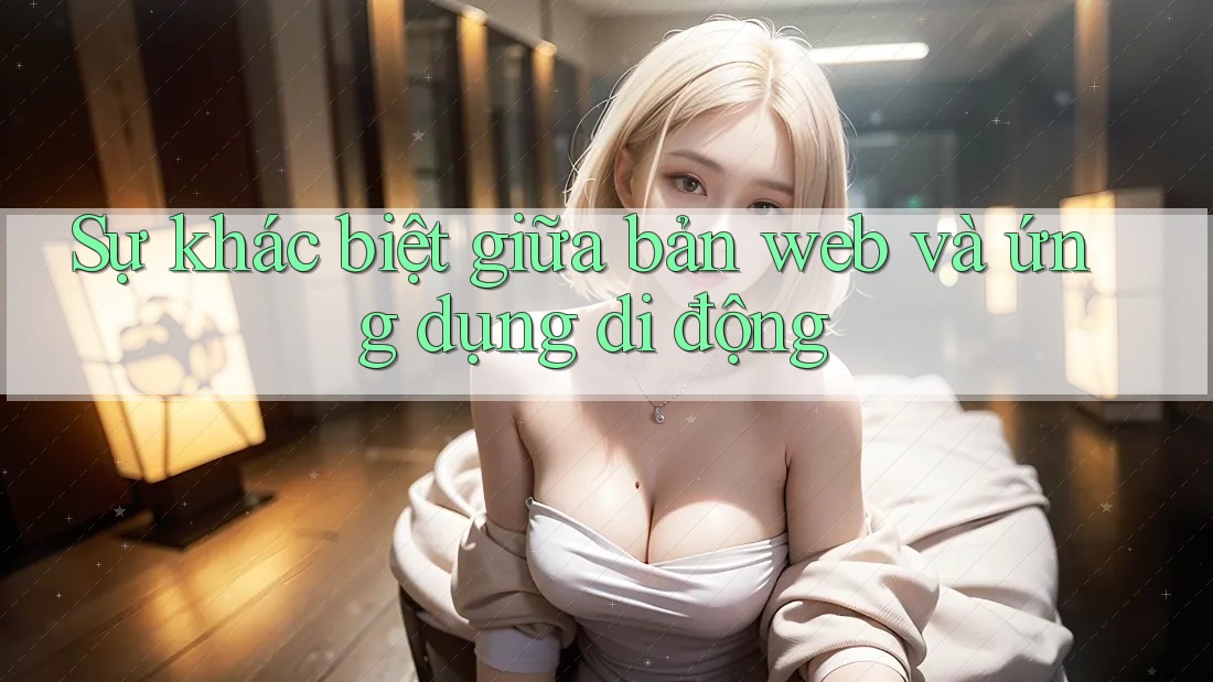 Sự khác biệt giữa bản web và ứng dụng di động Sự khác biệt giữa bản web và ứng dụng di động