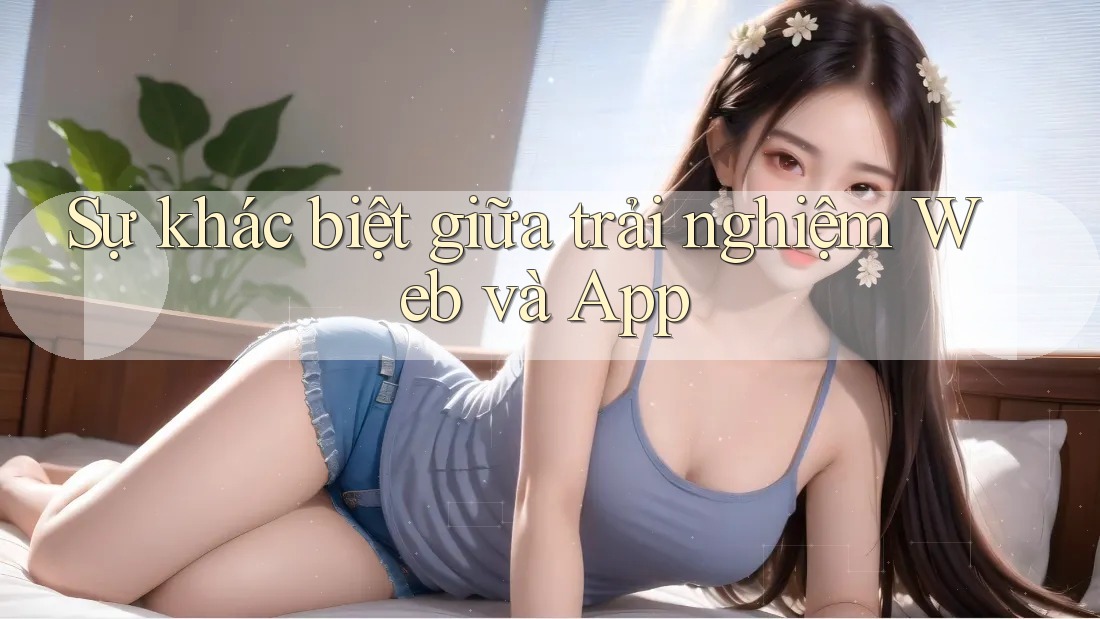 Sự khác biệt giữa trải nghiệm Web và App Sự khác biệt giữa trải nghiệm Web và App