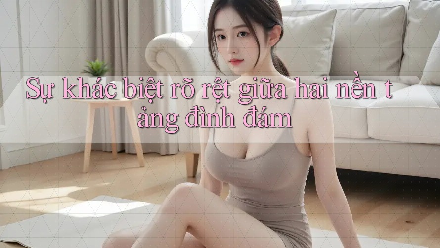 Sự khác biệt rõ rệt giữa hai nền tảng đình đám