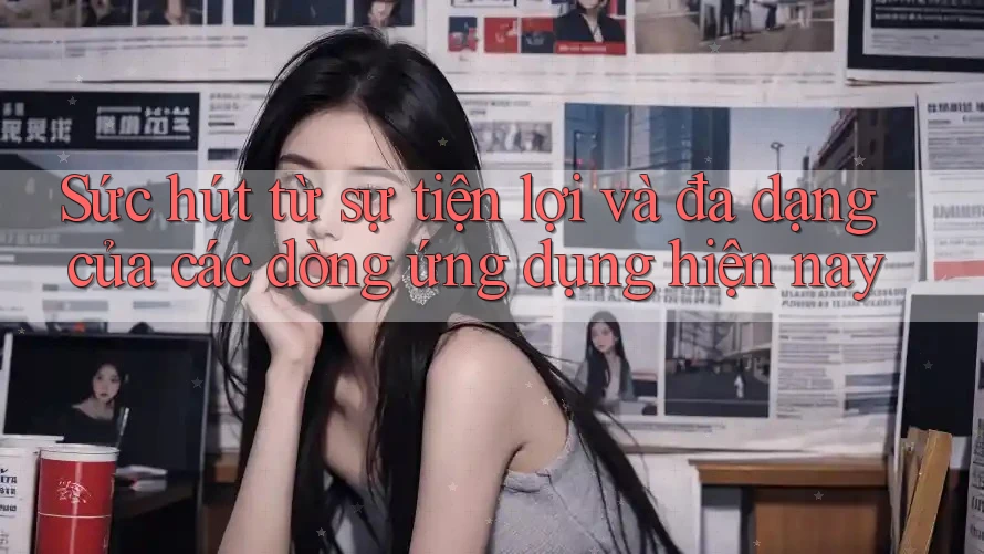Sức hút từ sự tiện lợi và đa dạng của các dòng ứng dụng hiện nay