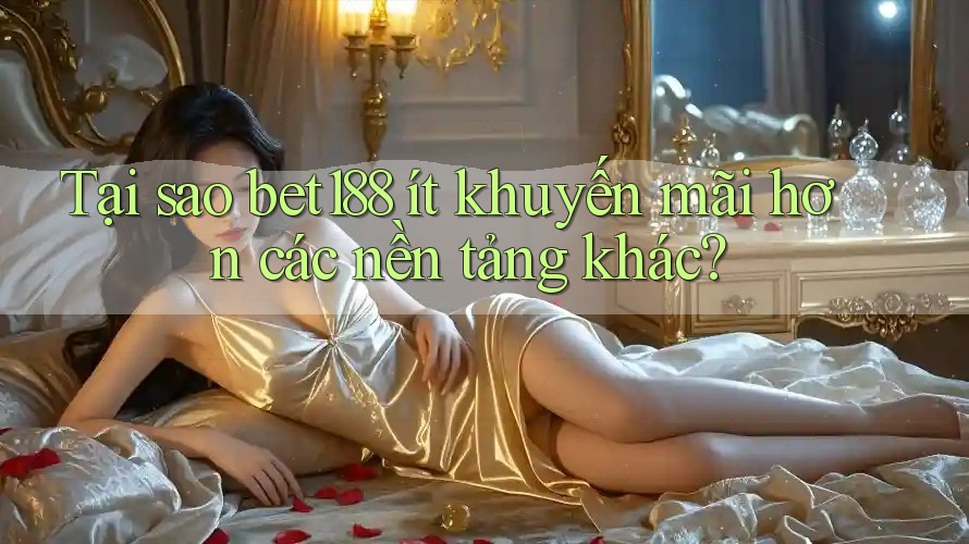 Tại sao bet188 ít khuyến mãi hơn các nền tảng khác? Tại sao bet188 ít khuyến mãi hơn các nền tảng khác?
